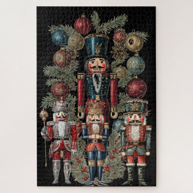 Puzzle Belle Costumed Nutcrackers Festive (Vertical)