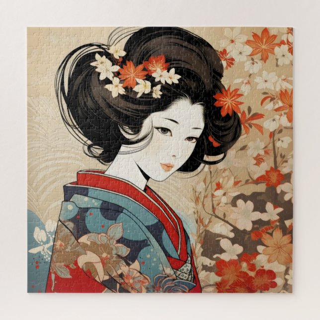 Puzzle Belle culture japonaise Geisha (Vertical)