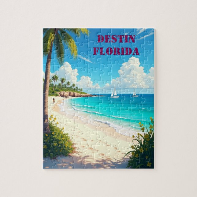 Puzzle Belle Destin Florida Sunset Beach (Vertical)