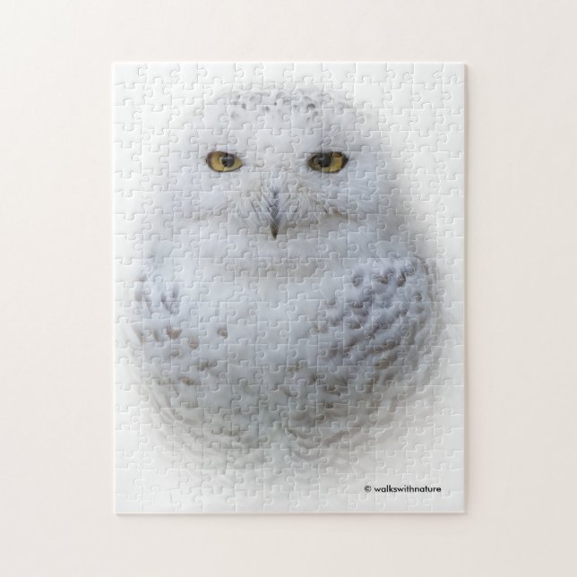 Puzzle Belle, Dreamy et Serene Snowy Owl (Vertical)