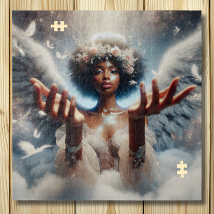 Puzzle Belle Ethérée Ange Afro-Américaine