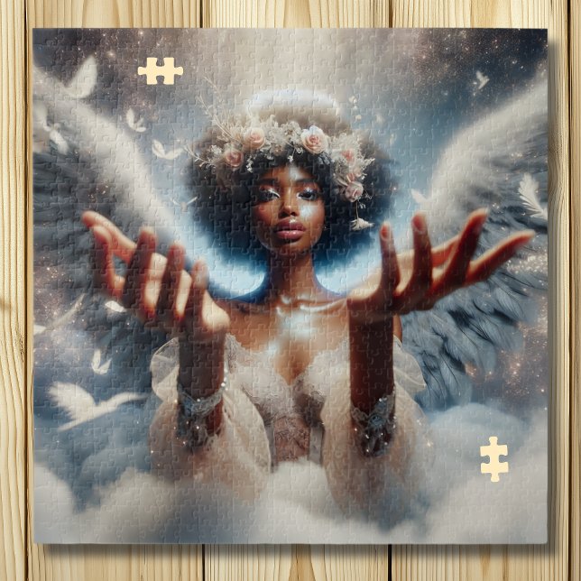 Puzzle Belle Ethérée Ange Afro-Américaine (Créateur téléchargé)