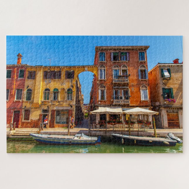 Puzzle Belle façade d'un palais à Venise, Italie (Horizontal)