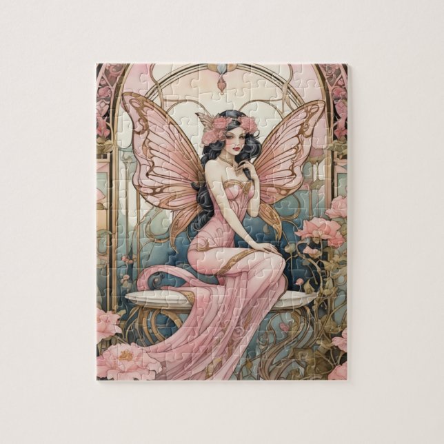 Puzzle Belle Fée Art Nouveau (Vertical)
