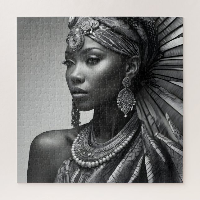 Puzzle Belle femme africaine (Vertical)