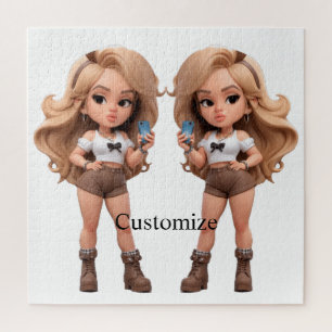 Puzzle Belle fille Bonita Chica Thunder_Cove