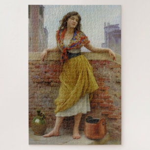 Puzzle Belle fille Italienne Transporteur d'Eau