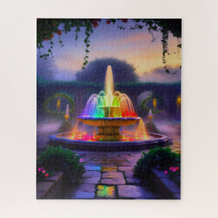 Puzzle Belle Fontaine Arc-en-ciel