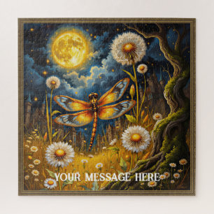Puzzle Belle Libellule au coucher du soleil