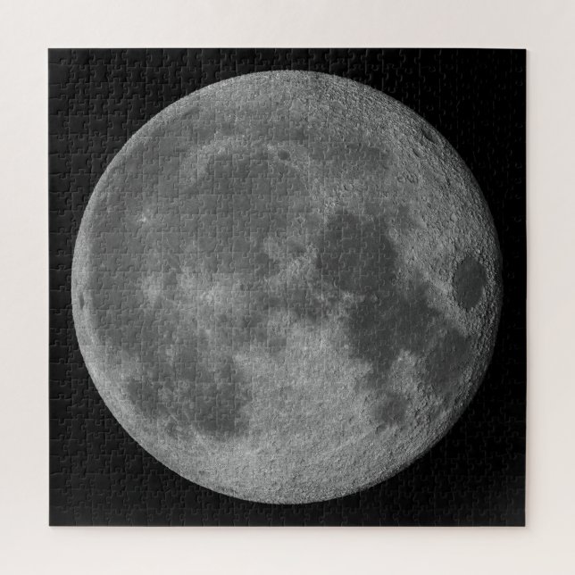 Puzzle Belle lune dans l'espace (Vertical)