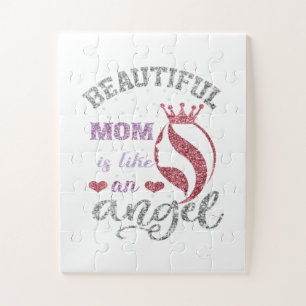 Puzzle Belle maman est comme un ange