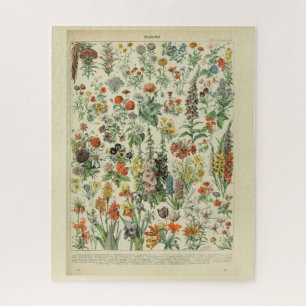 Puzzle Belle Millot Fleur Illistration Imprimer