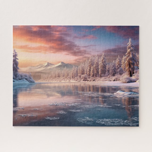 Puzzle belle nature hivernale (Horizontal)