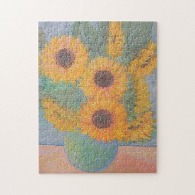Puzzle Belle peinture de tournesol (Vertical)