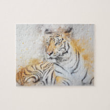Belle peinture sur tigre du Bengale