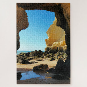 Puzzle Belle plage d'Algarve avec grotte