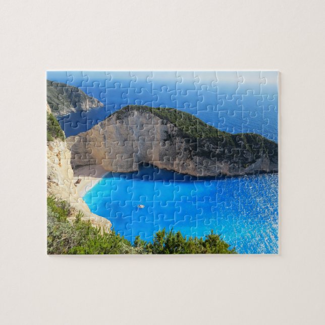 Puzzle Belle plage de Navagio, Grèce (Horizontal)