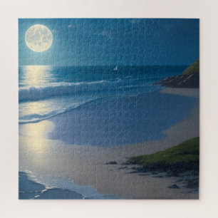Puzzle Belle Pleine lune Ocean Art