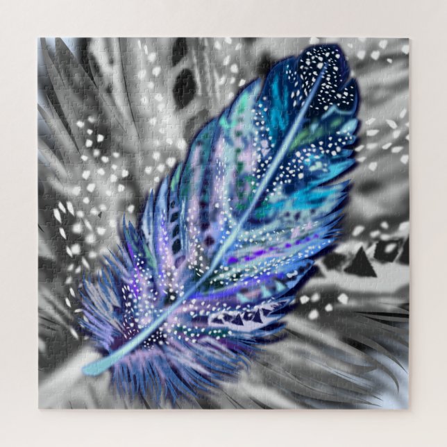 Puzzle Belle plume - Exotique - (Vertical)