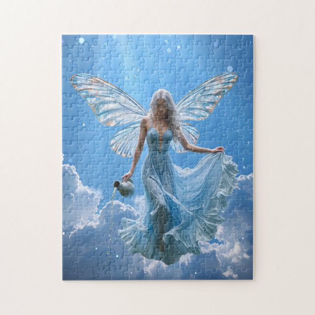 Puzzle Belle poitrine Aquarius dans les nuages (Vertical)