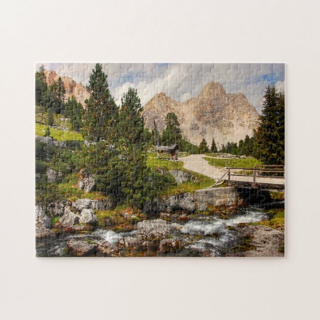 Puzzle Belle Randonnée Trail River, Trees & Mountains (Horizontal)