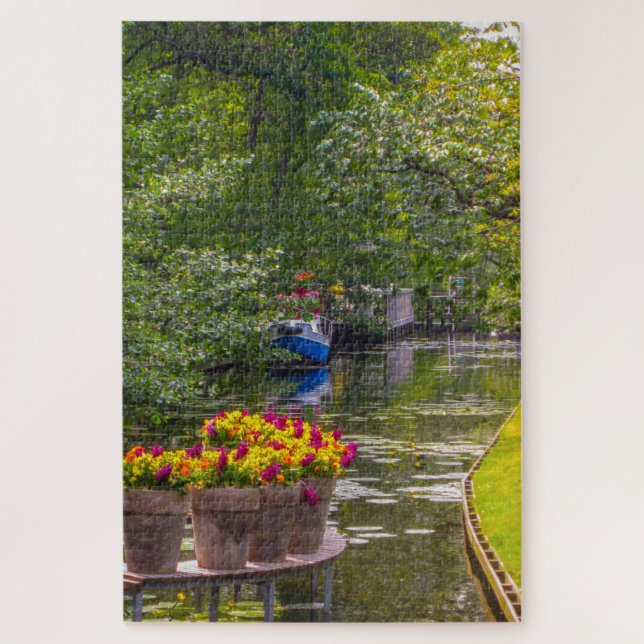Puzzle Belle scène du parc Keukenhof, Pays-Bas (Vertical)