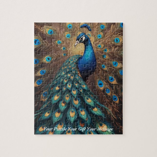 Puzzle Belle Splendor Majestic : Le Peacock Boho (Vertical)