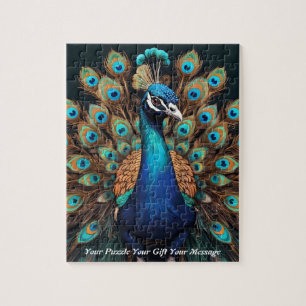 Puzzle Belle Splendor Majestic : Le Peacock Boho