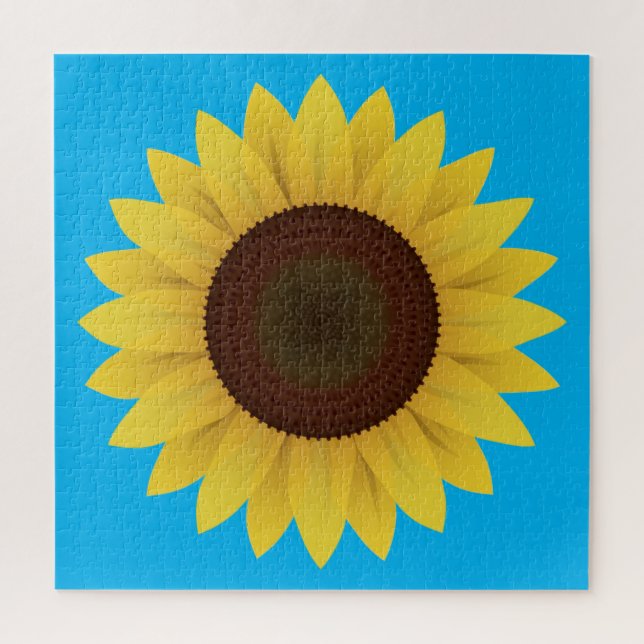 Puzzle Belle tournesol d'été (Vertical)