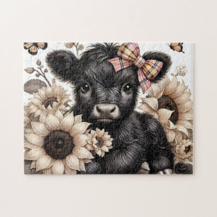 Puzzle Belle vache des Highlands