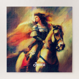 Puzzle Belle Valkyrie à cheval