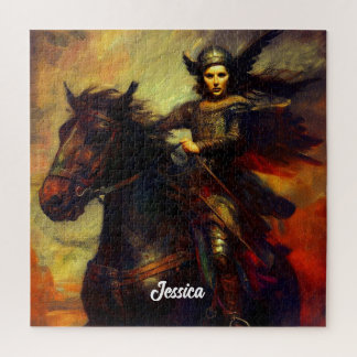 Puzzle Belle Valkyrie à cheval