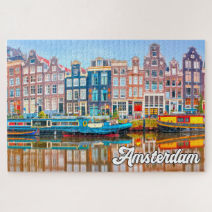 Puzzle Belle Ville D'Amsterdam, Pays-Bas
