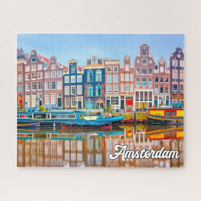 Puzzle Belle Ville D'Amsterdam, Pays-Bas (Horizontal)