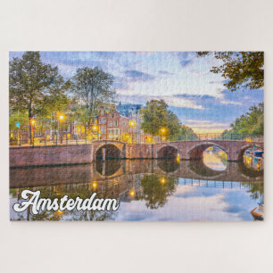Puzzle Belle Ville D'Amsterdam, Pays-Bas