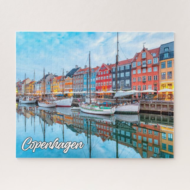 Puzzle Belle Ville De Copenhague, Danemark (Horizontal)