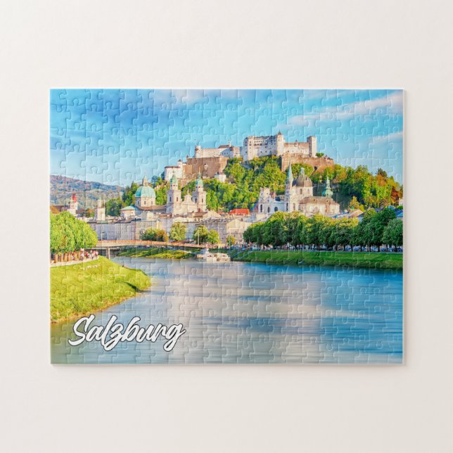 Puzzle Belle Ville De Salzbourg, Autriche (Horizontal)