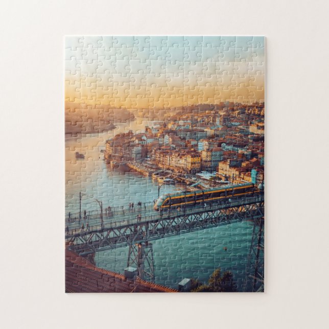 Puzzle Belle vue Skyline de Porto Portugal (Vertical)