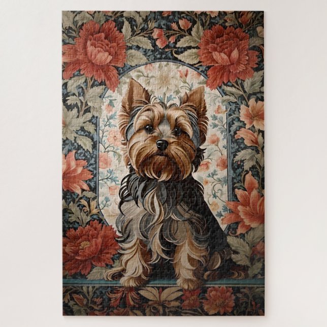 Puzzle Belle Yorkie | Yorkshire Terrier Portrait (Vertical)