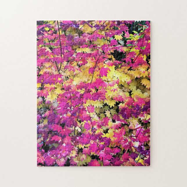 Puzzle Belles feuilles automnales (Vertical)