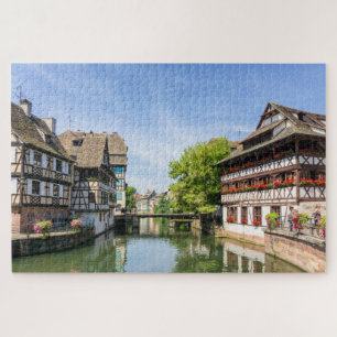Puzzle Belles maisons en bois Strasbourg France Voyage