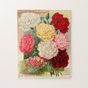 Puzzle Belles oeillettes de graines florales victoriennes