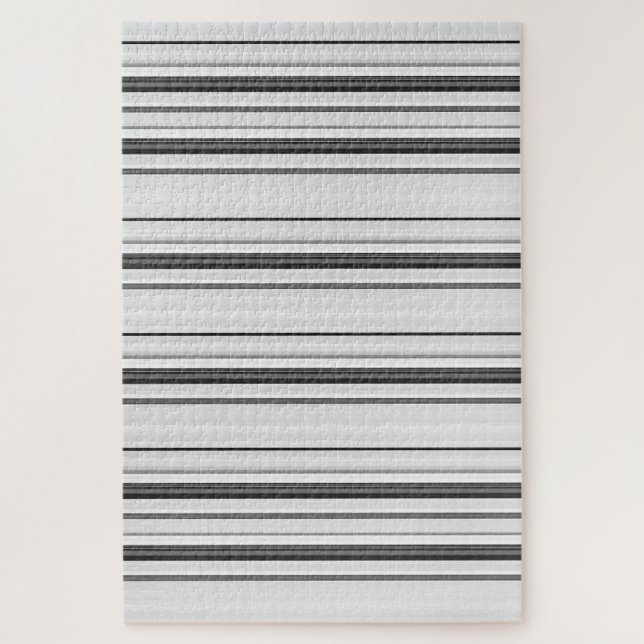 Puzzle Belles rayures gris blanc (Vertical)