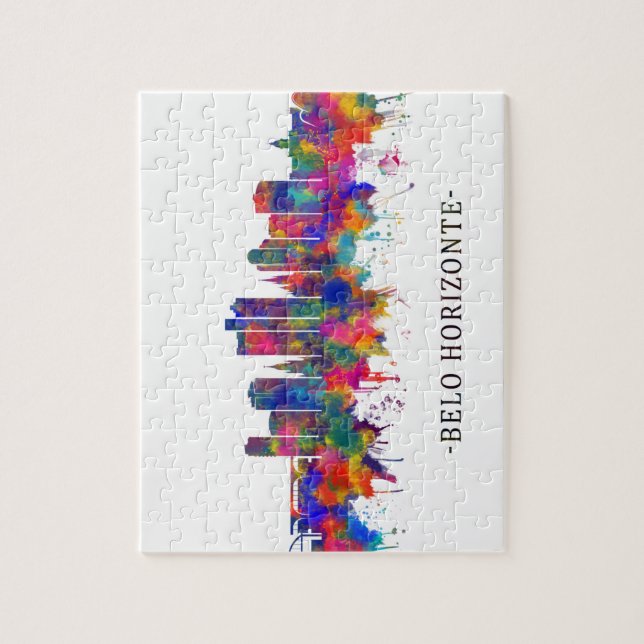 Puzzle Belo Horizonte Brésil Skyline (Vertical)