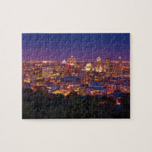 Puzzle Belvédère Kondiaronk d'horizon de ville de
