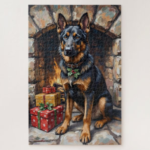 Puzzle Berger Allemand Gardien des Cadeaux de Noël