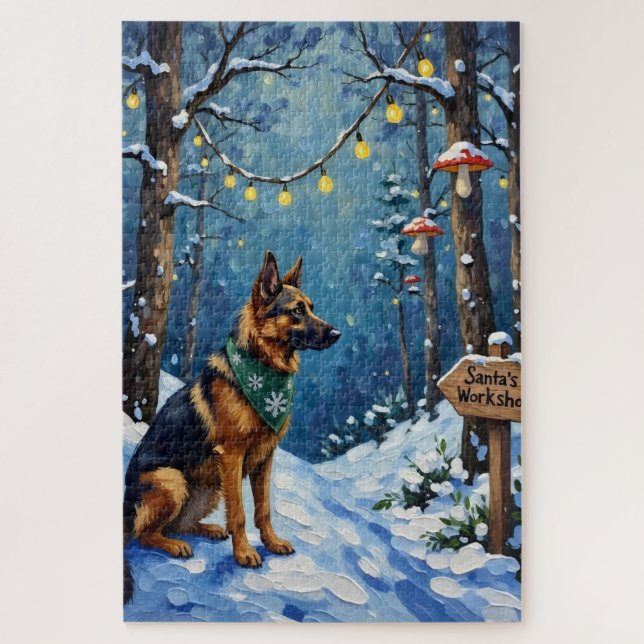 Puzzle Berger Belge Noël Forêt Enchantée (Vertical)