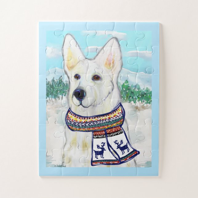 Puzzle Berger Blanc Suisse  (Vertical)