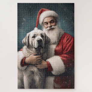 Puzzle Berger d'Anatolie avec le Père Noël de Noël