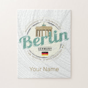 Puzzle Berlin Allemagne Porte de Brandebourg Souvenir Vin
